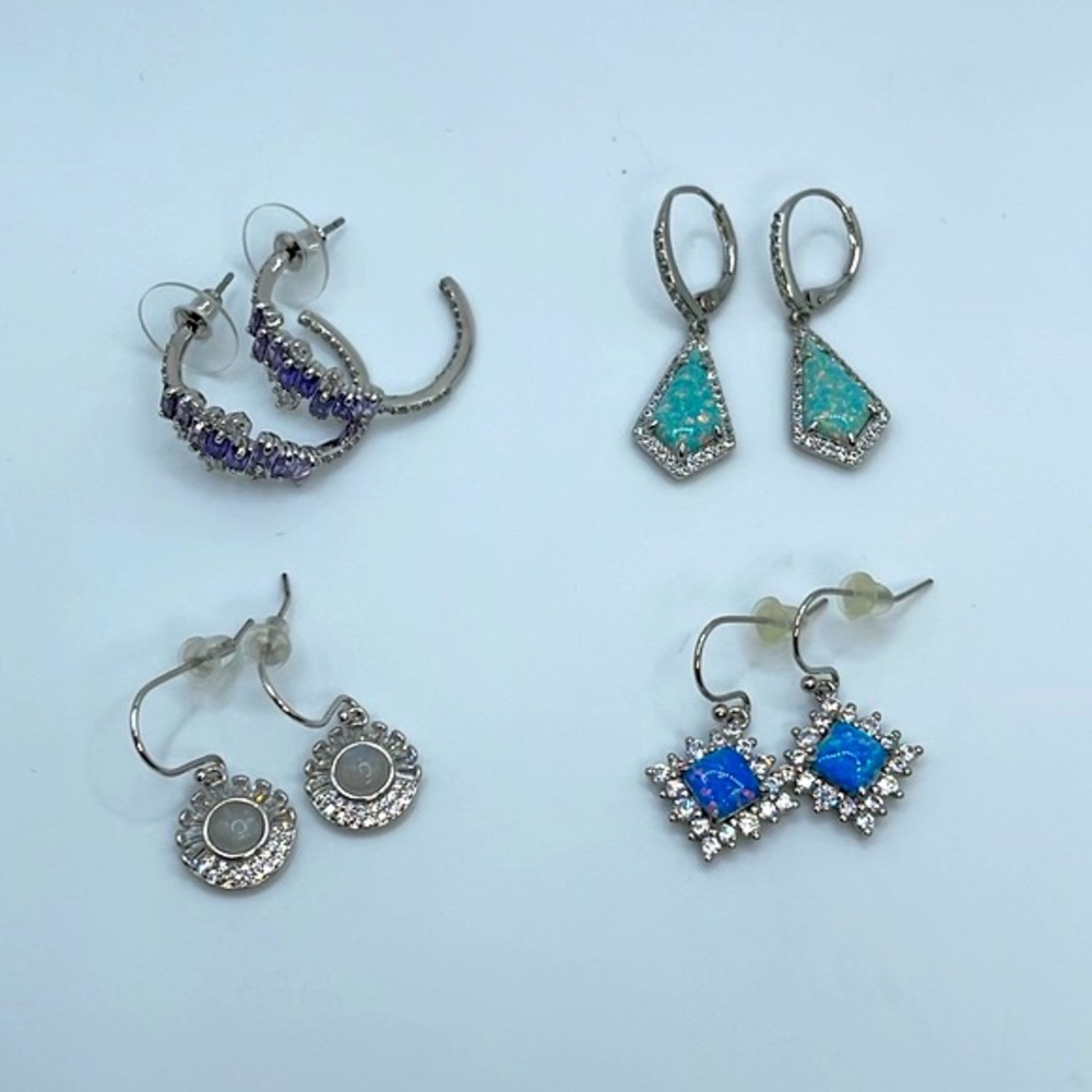 Bomb Party Earrings 4 SETS OF EARRINGS-BRAND NEW never worn NO BOX